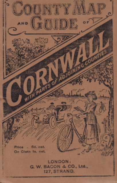 Bacon's County Map and Guide of Cornwall G.W. Bacon