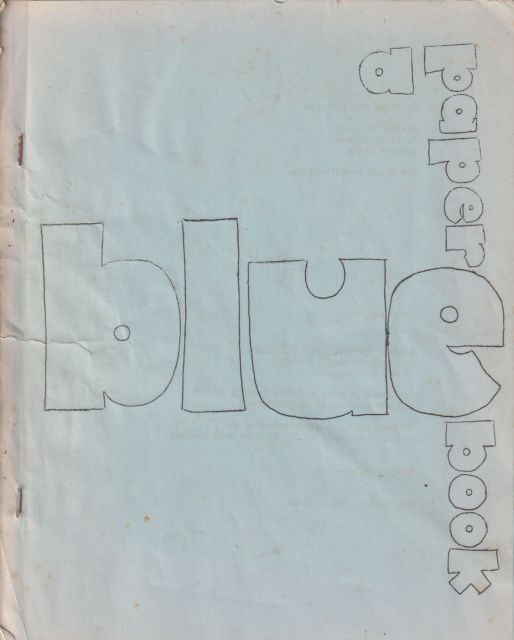 A Blue Paper Book Colin Blundell (edits)