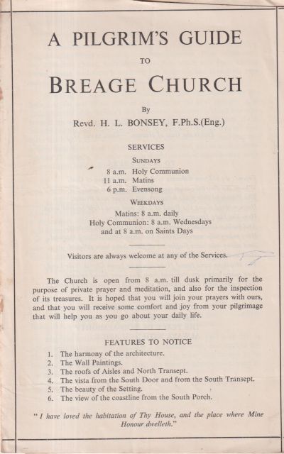 A Pilgrim's Guide to Breage Church H.L. Bonsey
