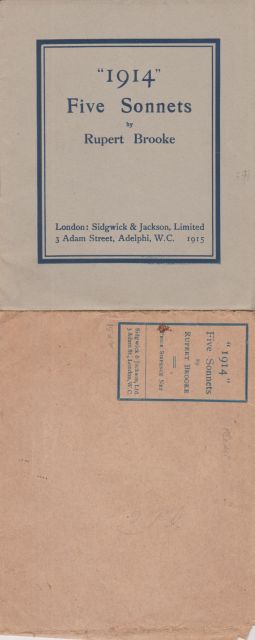 1914 - Five Sonnets Rupert Brooke