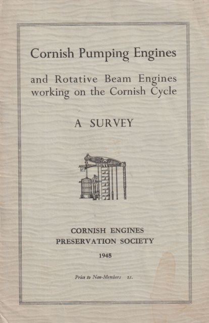 Cornish Pumping Engines and Rotative Beam Engines Working on the Cornish Cycle H.W. Dickinson