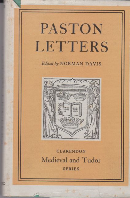 Paston Letters Norman Davis