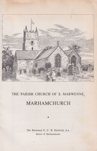 The Parish Church of S Marwenne, Marhamchurch E.C.B. Dunford