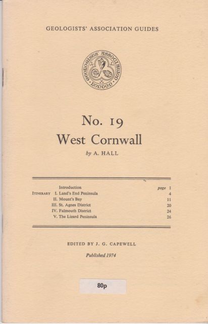 Geologists' Association Guides No. 19 - West Cornwall A. Hall