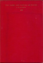 The Name and Nature of Poetry A.E. Housmann