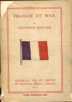 France at War Rudyard Kipling