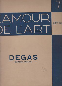 Numero Special Consacre a Degas Rene Huyghe (edits)