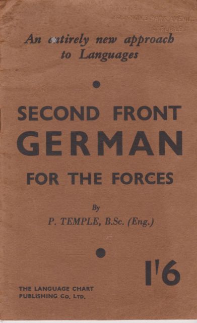 Second Front German for the Forces by P. Temple | Tim KC Books