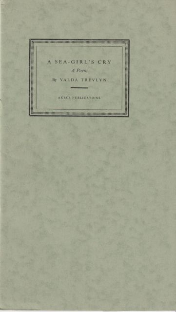 A Sea-Girl's Cry Valda Trevlyn