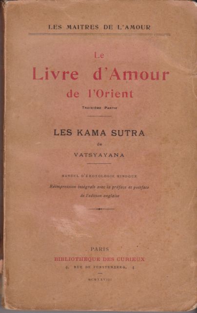 Les Kama Sutra  Vatsyayana