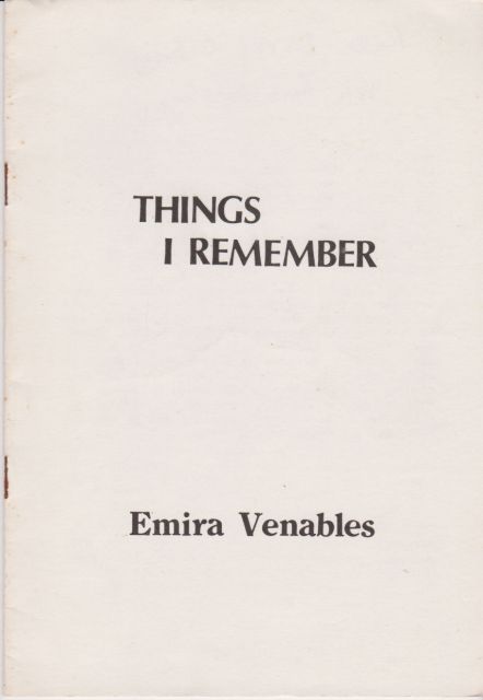 Things I Remember Emira Venables