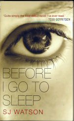 Before I Go to Sleep S.J. Watson