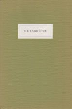 T E Lawrence - an Hitherto Unknown Biographical/Bibliographical Note Donald Weeks